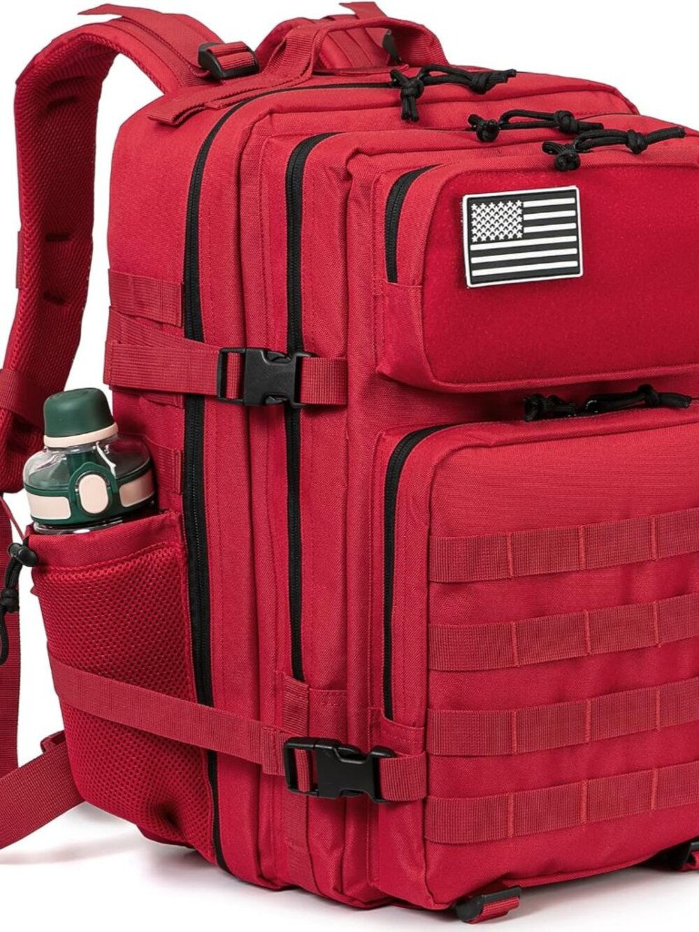 Military Tactical Backpack 45L - Water-Resistant, MOLLE System, Multiple Compart